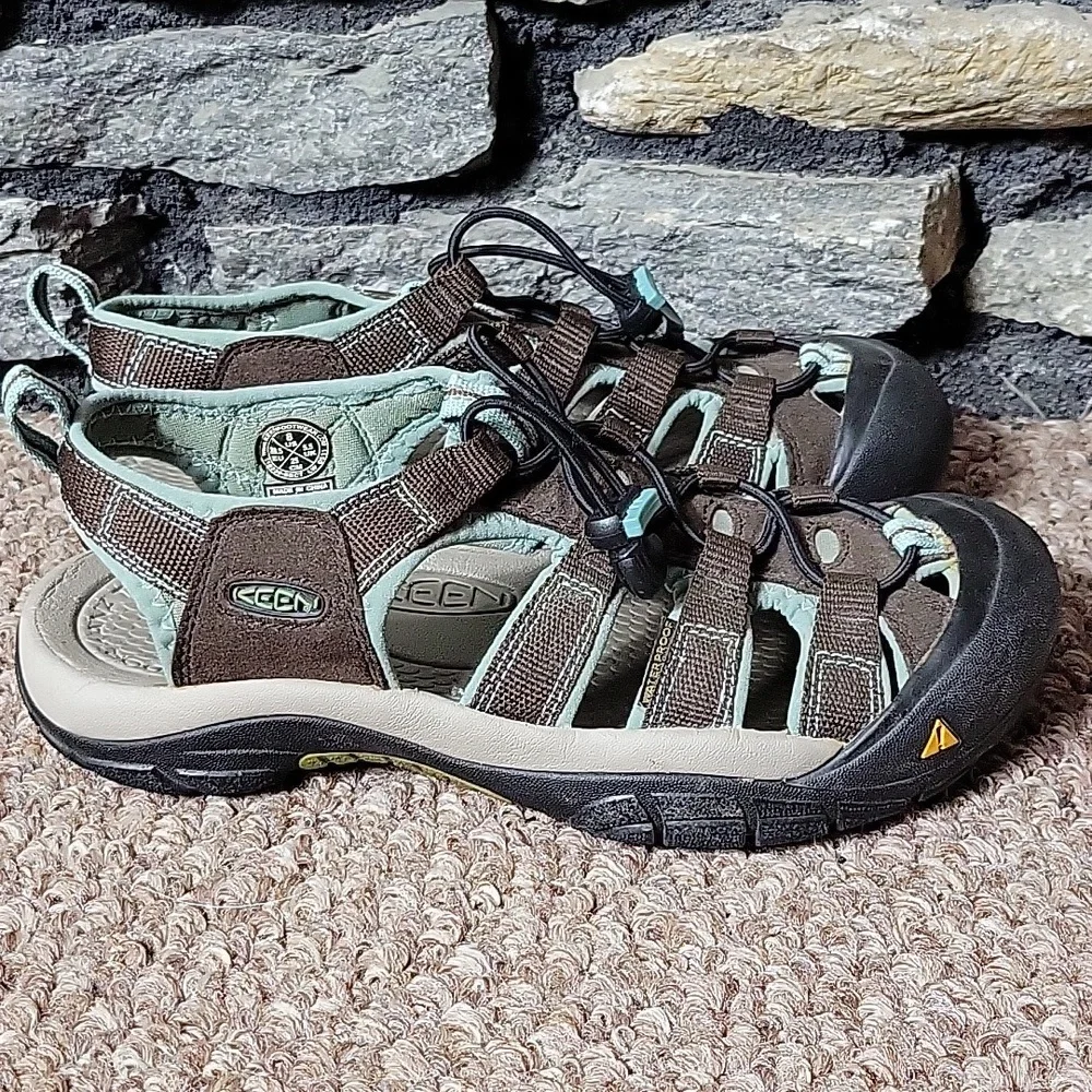 Women's Keen  Brown and Green Outdoor Sandals Size 8 - Picture 5 of 10